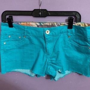 Two pairs of size 11 women’s booty tight Jean shorts